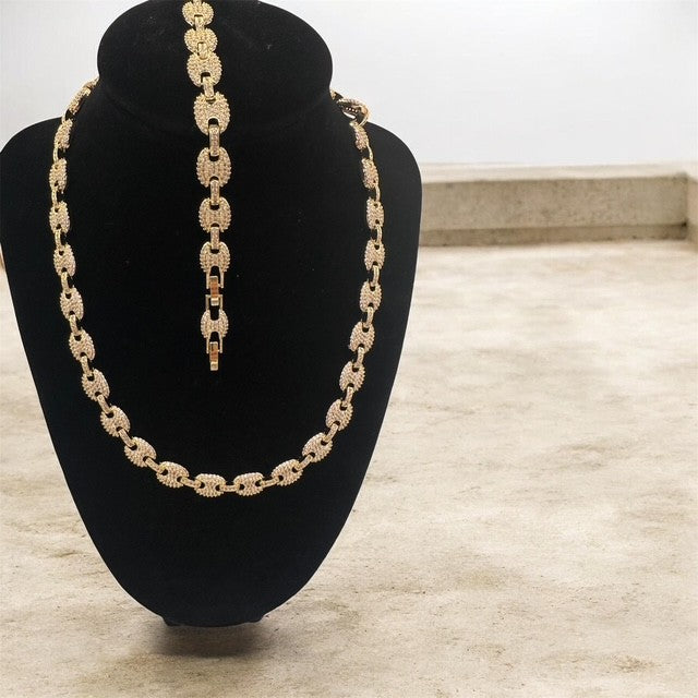 Blinged Out Gucci Puff Set 9MM