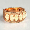 Rose Gold Opalite Ring