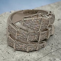 Snake Pave Ring