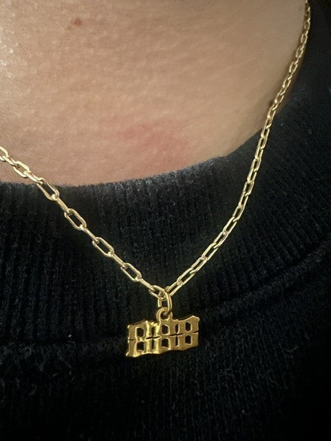Celestial Number Necklace