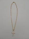 Pave Cross Necklace