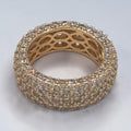 Eternity pave ring