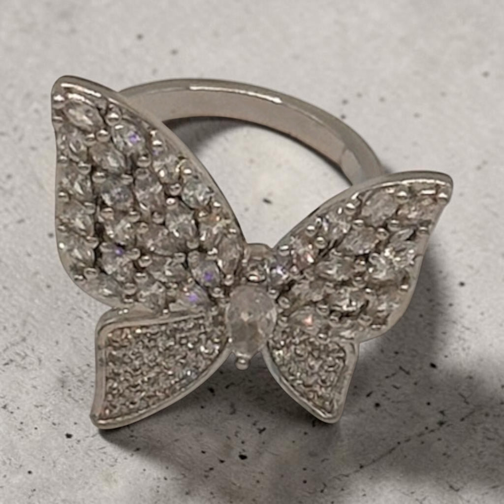 Adjustable Butterfly Ring