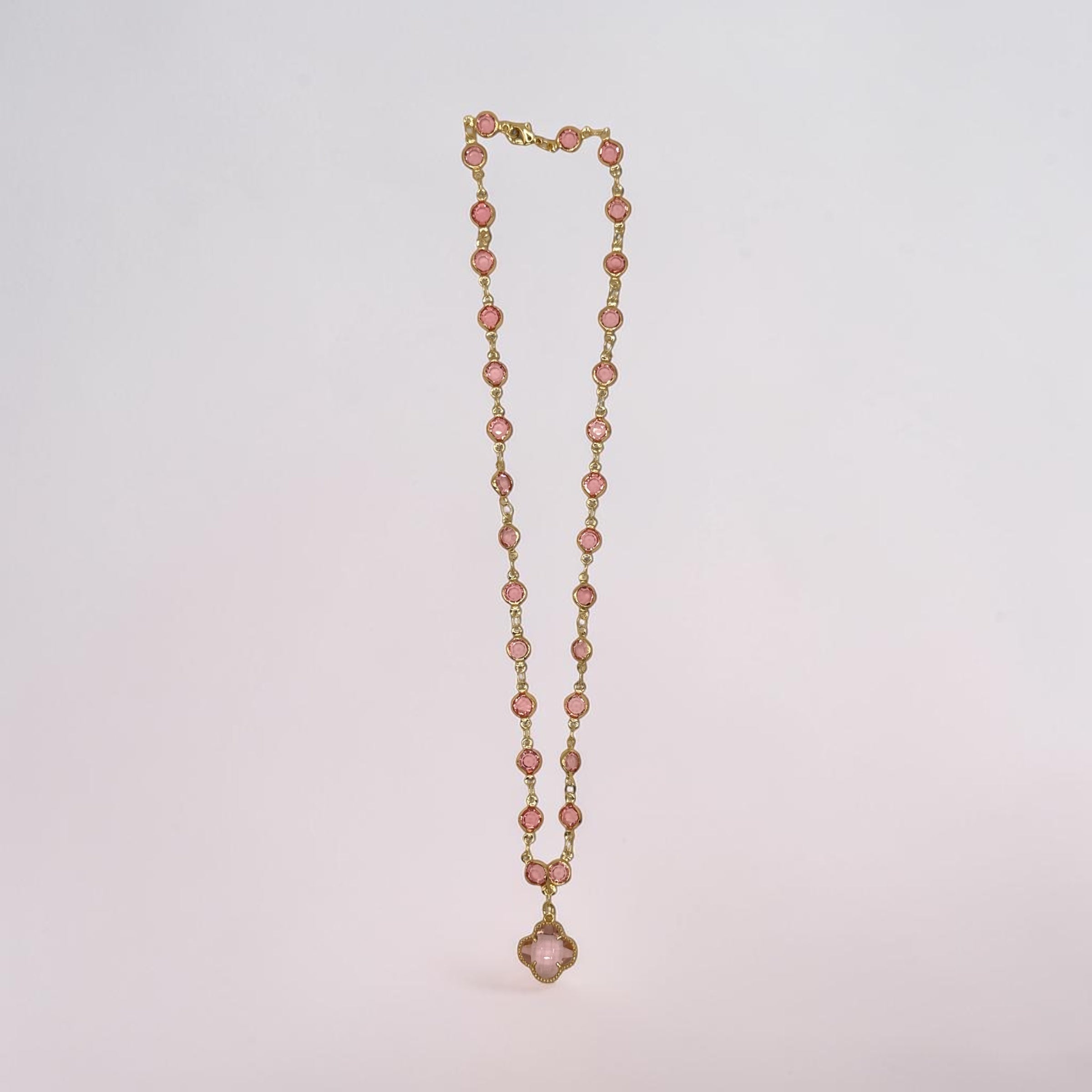 Candy Clover Necklace