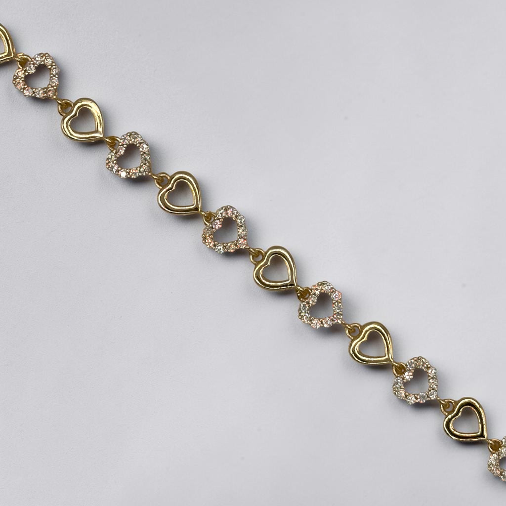 Blooming Heart Bracelet