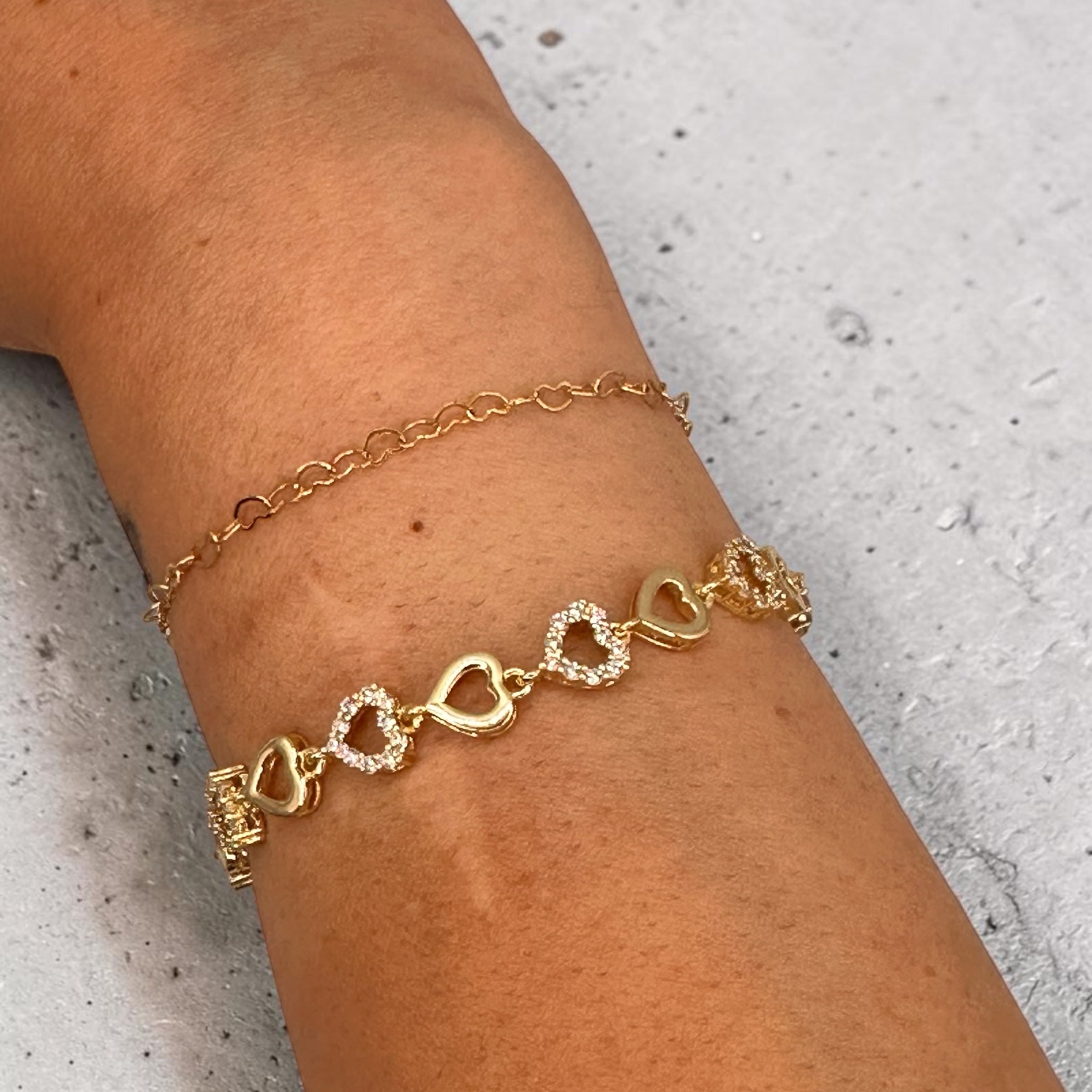 Blooming Heart Bracelet