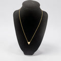 Pave Moissanite Heart Necklace