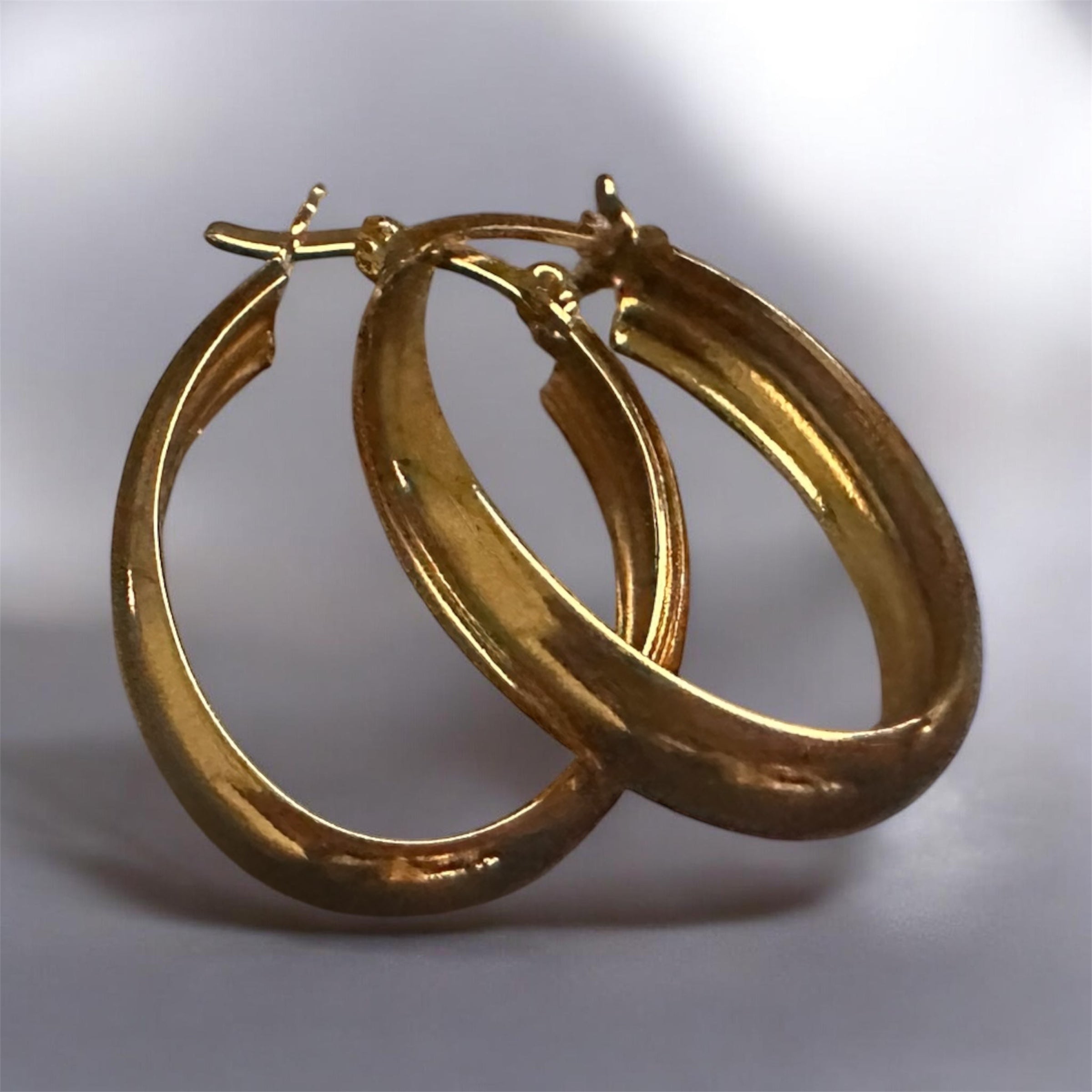 Oval Hoop Earrings