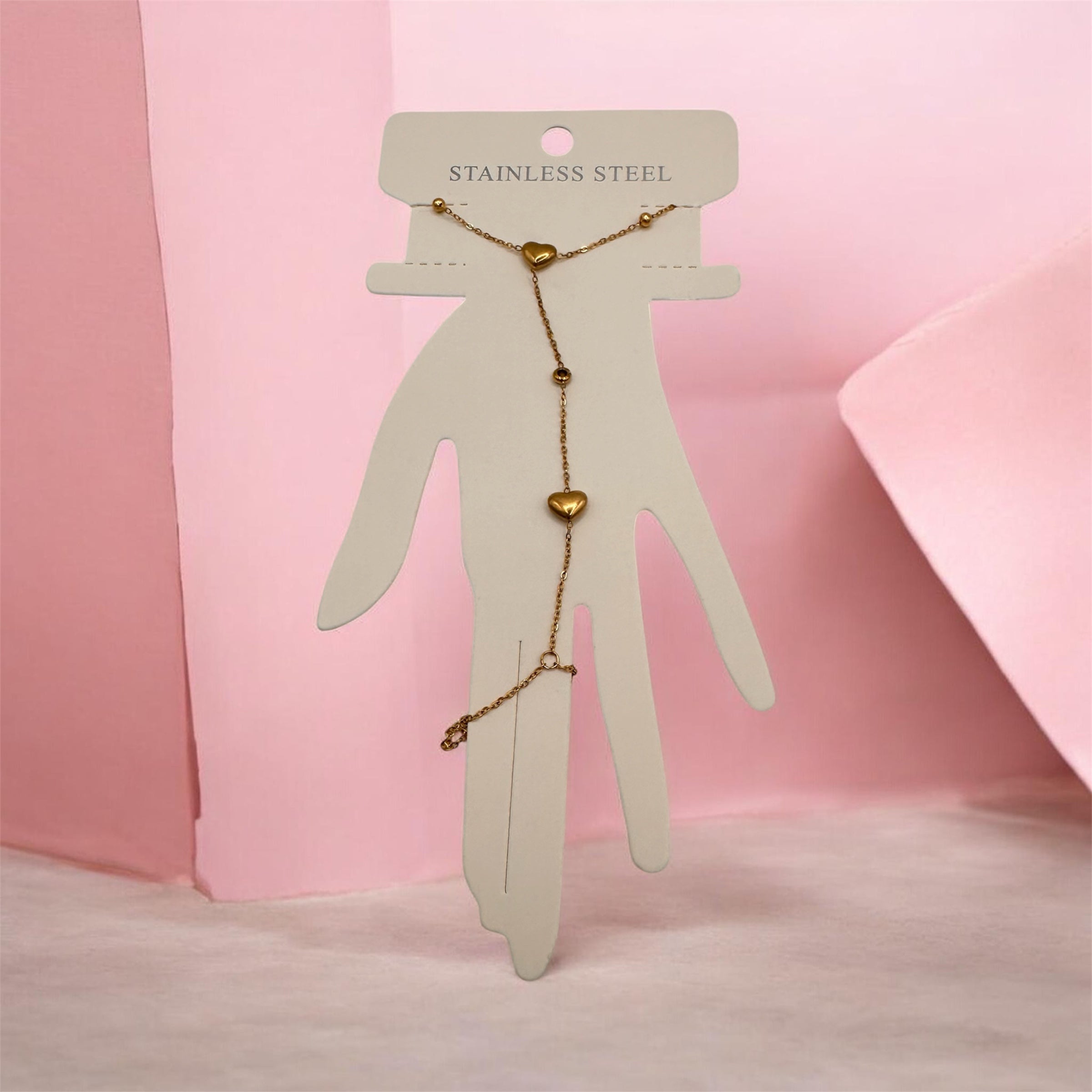 Heartstrings Hand Chain-Stainless Steel