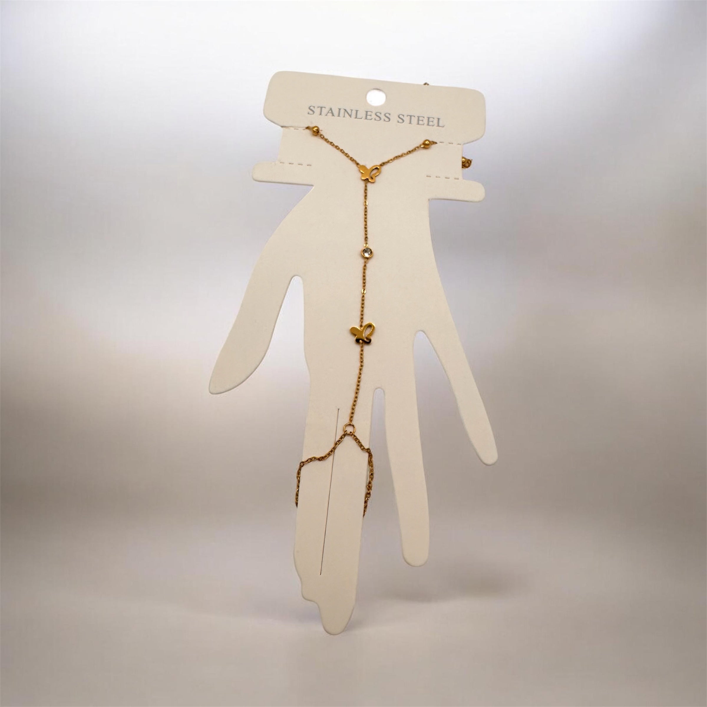 Stainless Steel Butterfly Hand Chain
