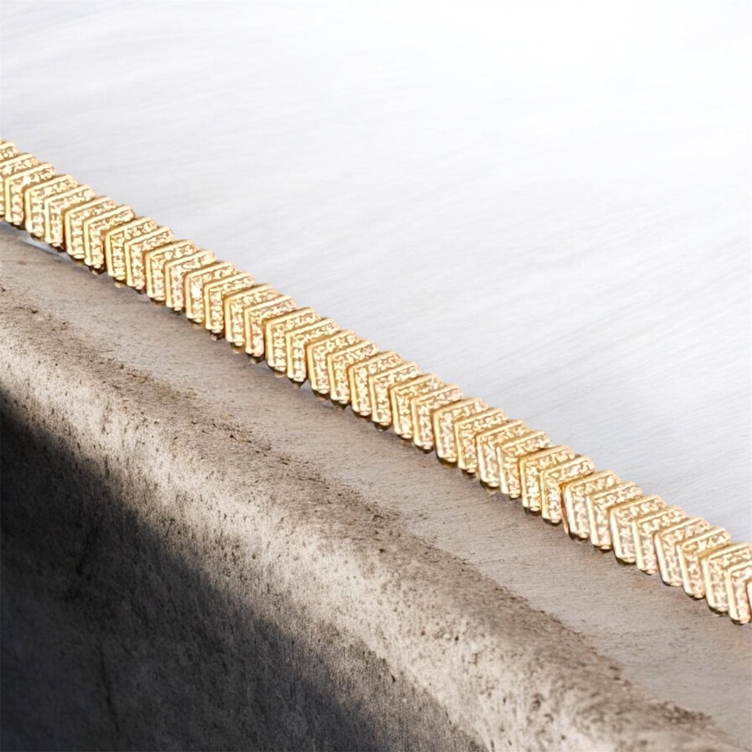 Cheveron Pave Bracelet