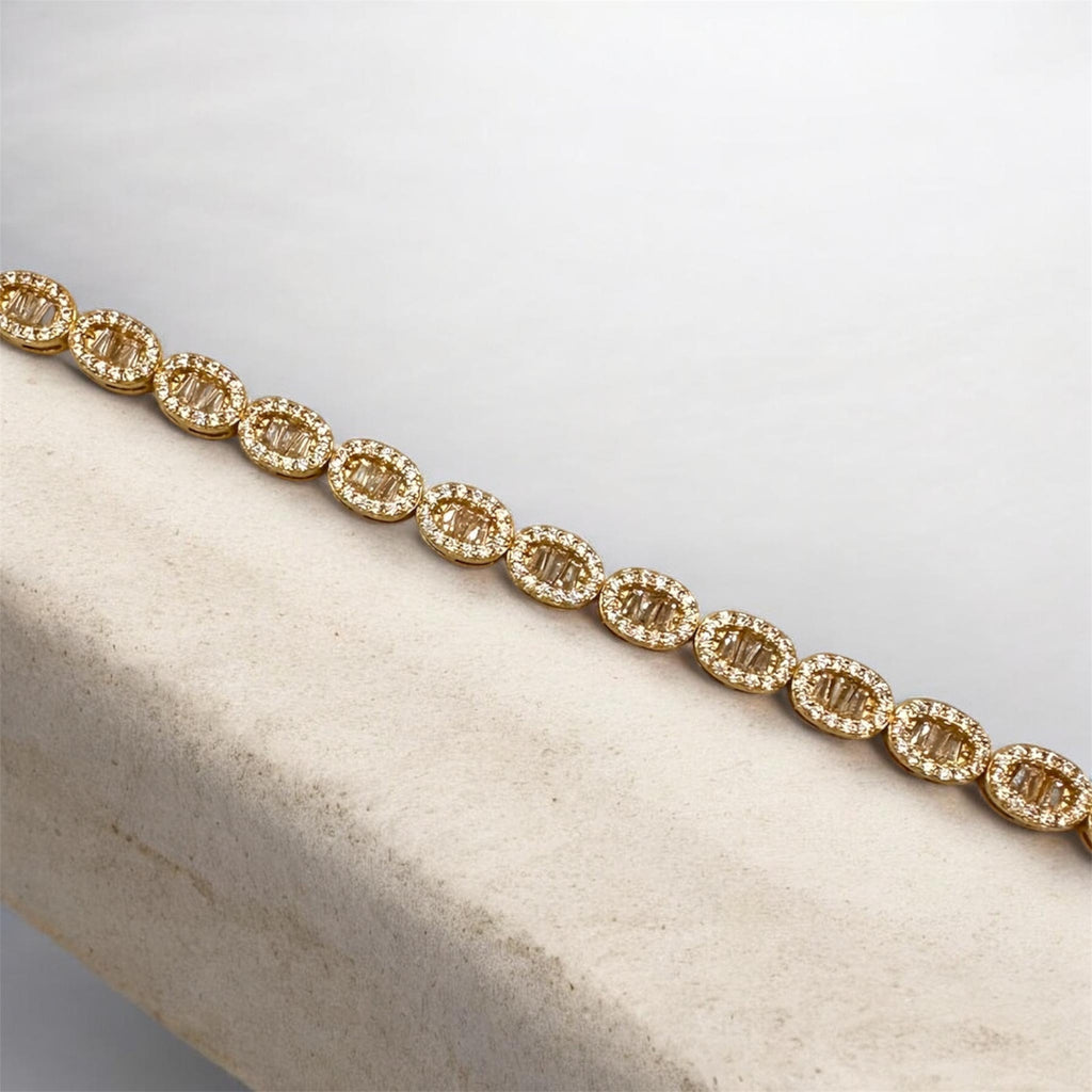 Dolly Tennis Halo Bracelet