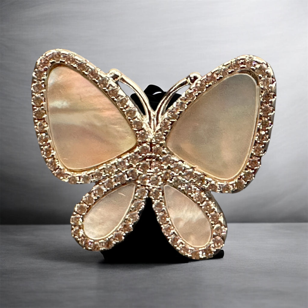 MOP Butterly Ring