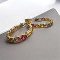Oval Rainbow Push Back Hoops