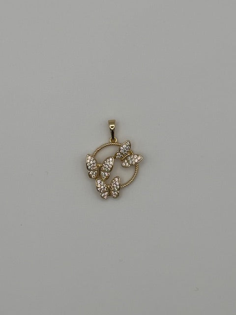 Butterfly ring pendant
