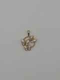 Butterfly ring pendant