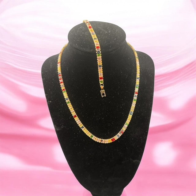 Pride Necklace and Bracelet Set