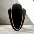 Cuban Lobster Clasp Necklace Yellow Gold