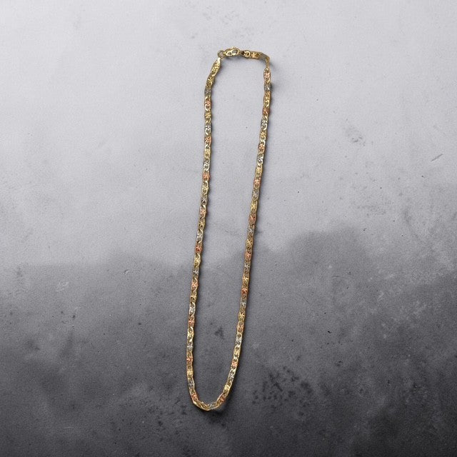 Tri-tone Gucci Mariner Diamond Cut