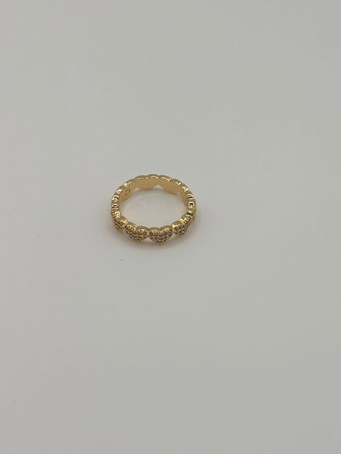 Heart Pave Ring