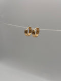 Huggie earrings engraved
