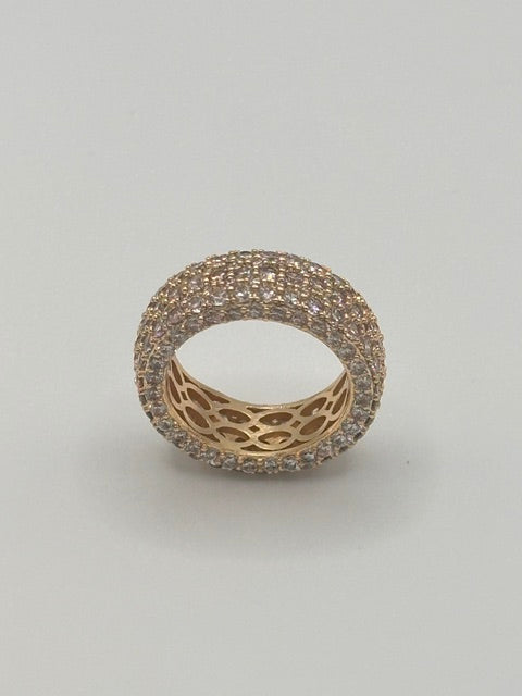 Eternity pave ring