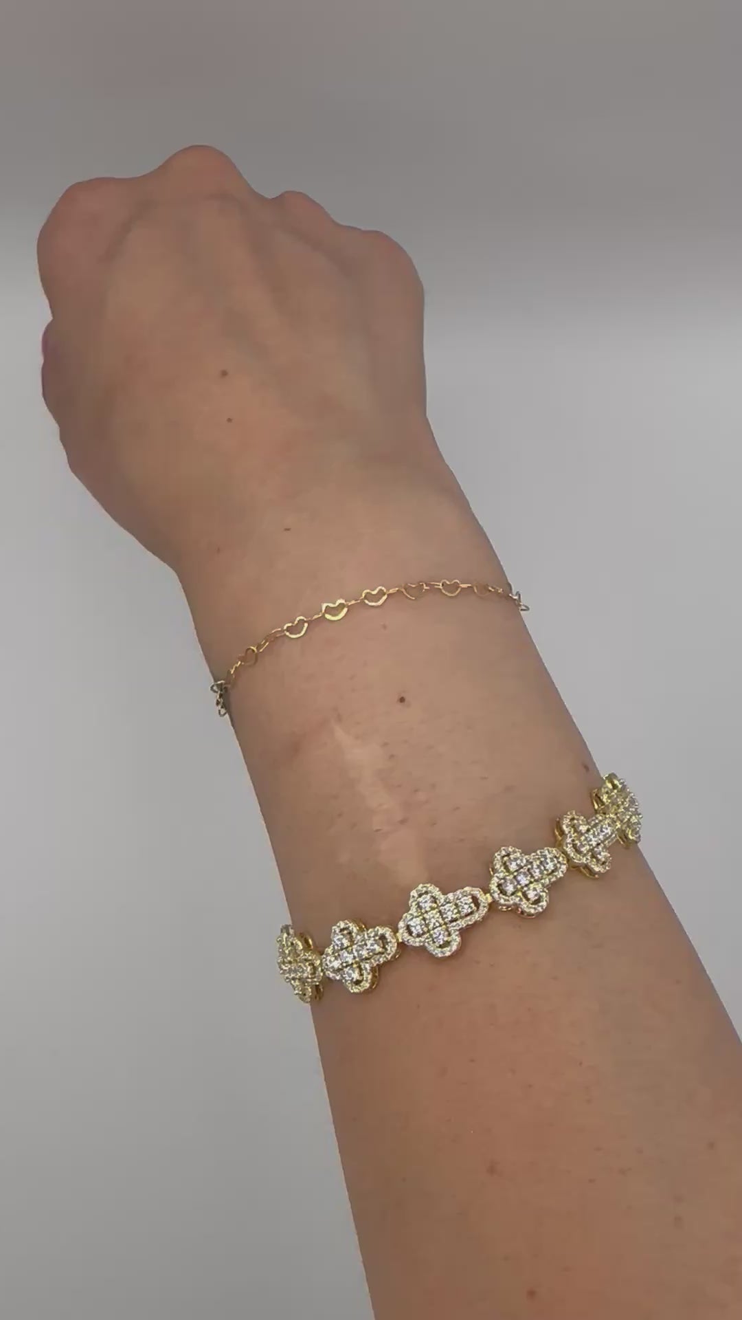 Alex Unisex Cross Coffin Lock Bracelet