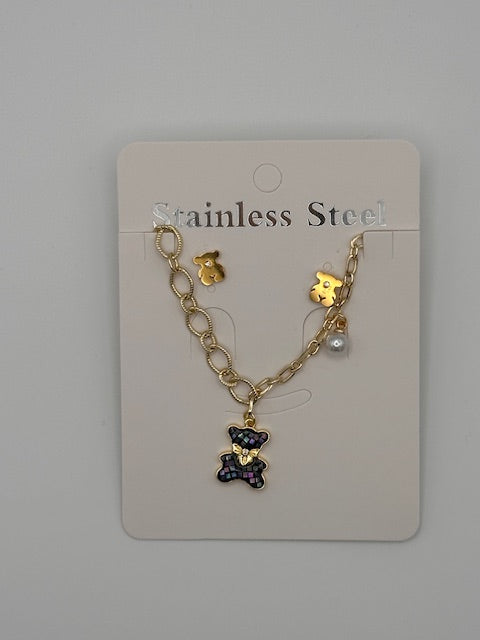 Black teddy bundled